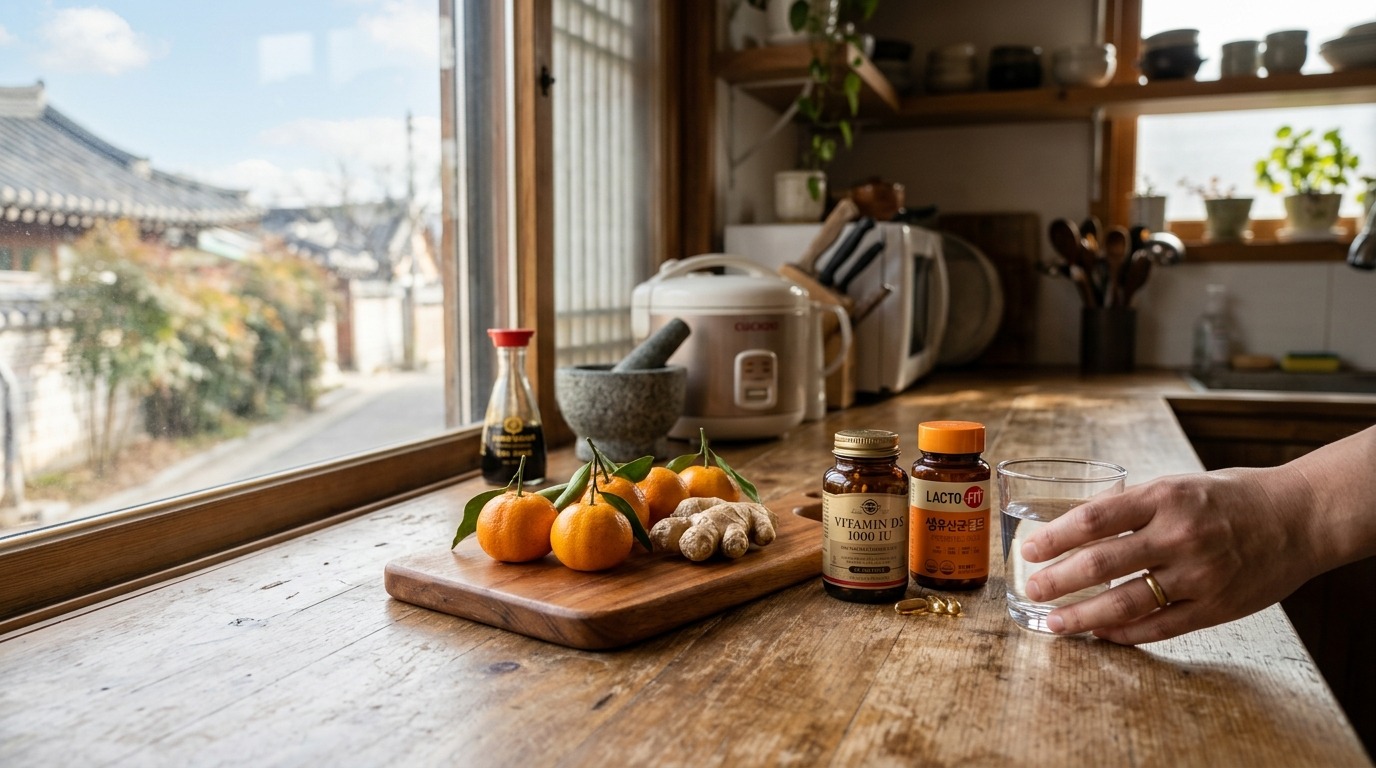 겨울철 면역력 강화 방법 비교