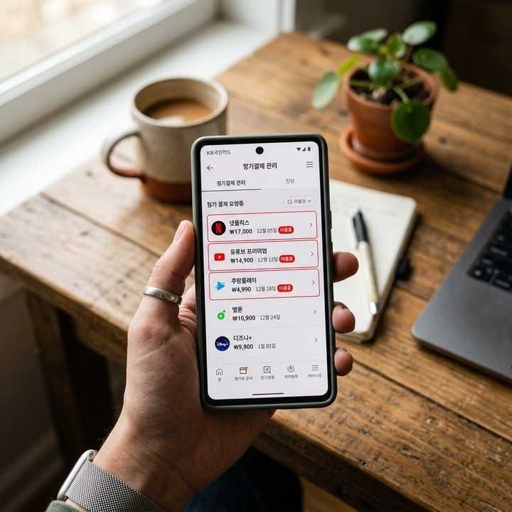 구독 서비스 정리 방법 불필요한 결제 해지