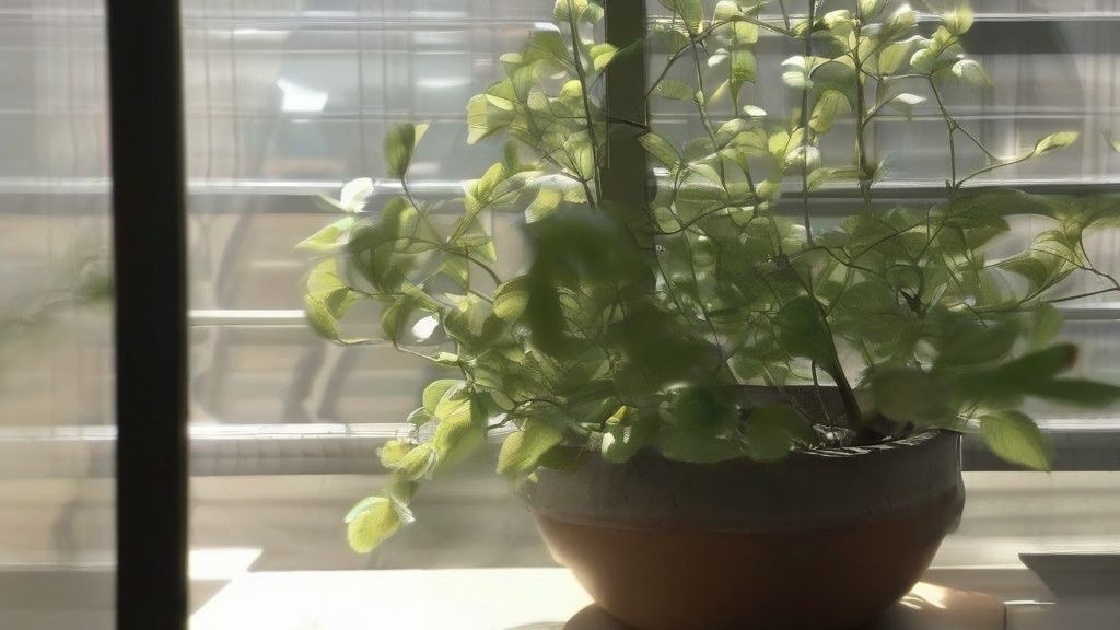 한국 가정집 거실에서 아침 햇살을 받으며 명상하는 30대 한국 여성