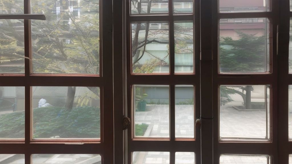 점심시간 동료와 함께 사무실 근처 공원을 산책하는 한국인 직장인들