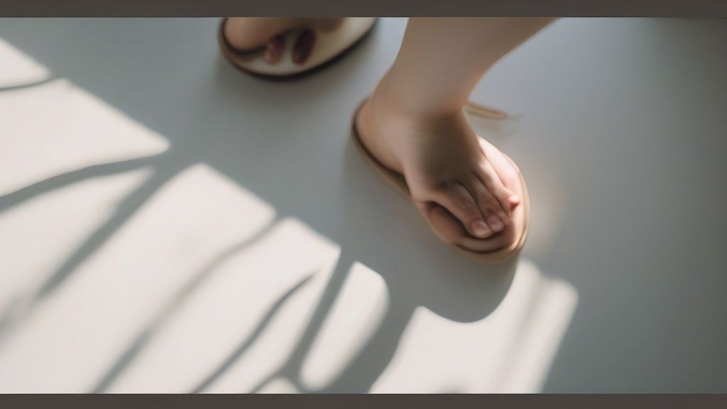 두 개의 저울이 비뚤어진 채 놓여 있는 모습