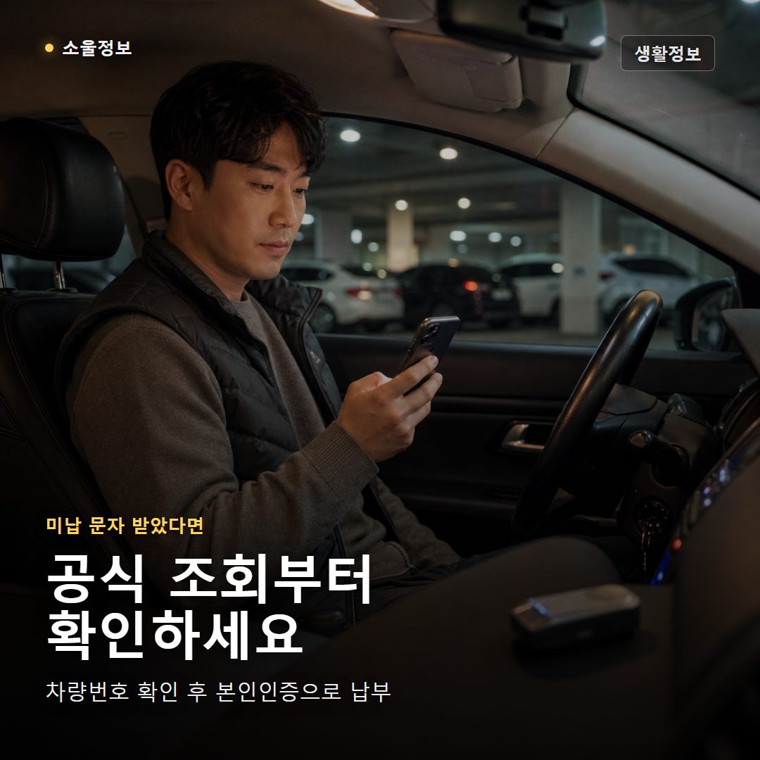 하이패스 미납통행료 조회 납부방법, 공식 확인 순서